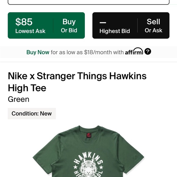 Nike Stranger Things shirt - Picture 4 of 6